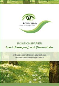 2017-LebensBlicke Positionspapier Sport+Krebs-Titel